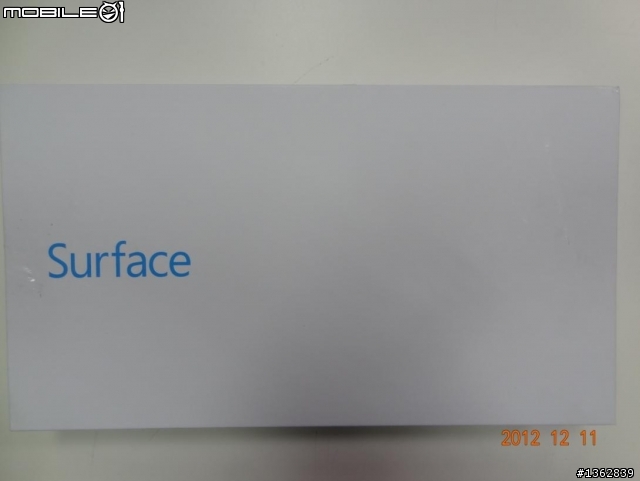 [三一開箱] 新年禮物之 Windows RT 版 Microsoft Surface