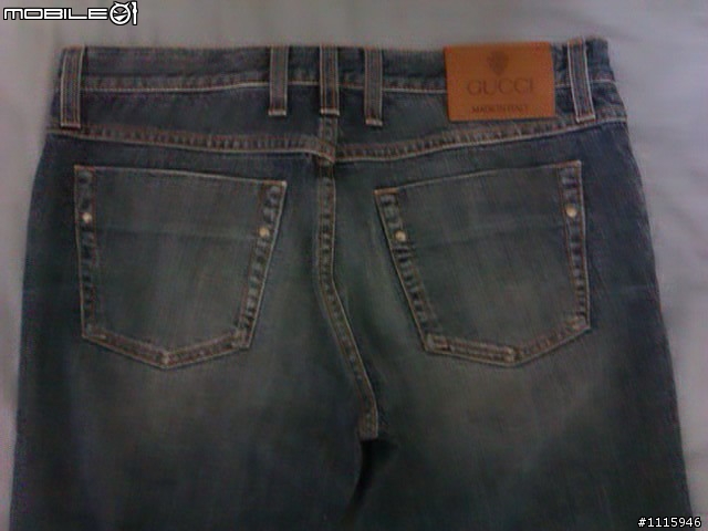 GUCCI skinny 刷白水洗牛仔褲