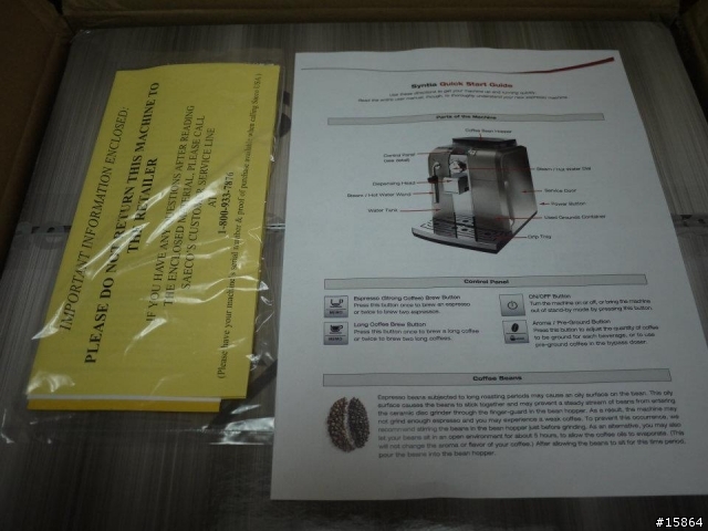 補開箱: Saeco Syntia SS Automatic Espresso Machine
