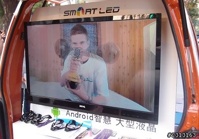 巧遇BENQ智慧電視~體驗車in台中勤美誠品綠園道