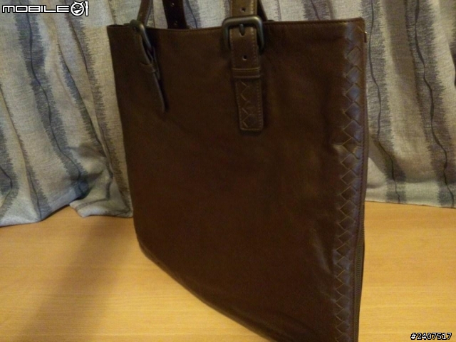 [開箱] Bottega Veneta（BV） 深啡色男Tote Bag