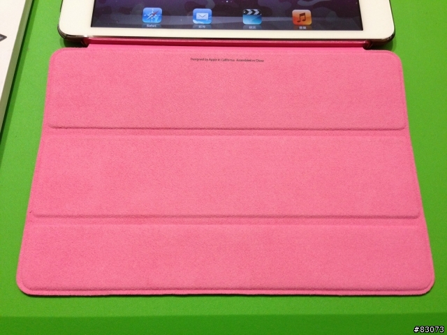 iPAD Mini 便宜的Smart Cover加粉嫩後殼簡易開箱(新增重量量測)