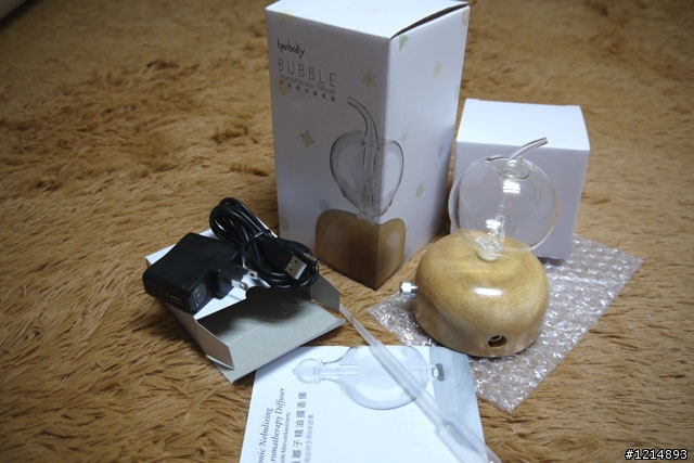 [開箱]herbally擴香儀 BUBBLE香氛泡泡~不加水不加熱~安全的擴香產品