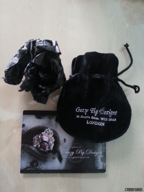 Crazy Pig Designs 20周年骷髅戒一枚，，求鉴定