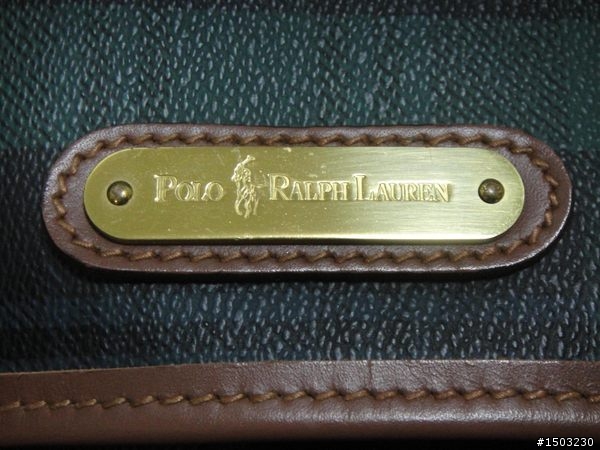 請問這個Ralph Lauren POLO 綠格紋包是美版的嗎?