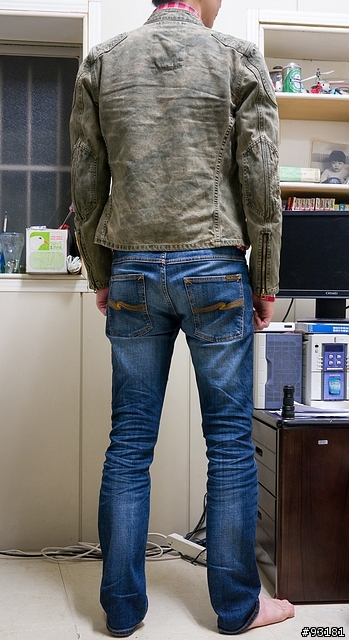DENIM&SUPPLY 重磅刷舊騎士夾克(補實穿)