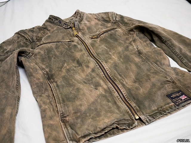 DENIM&SUPPLY 重磅刷舊騎士夾克(補實穿)