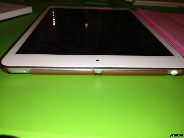 iPAD Mini 便宜的Smart Cover加粉嫩後殼簡易開箱(新增重量量測)