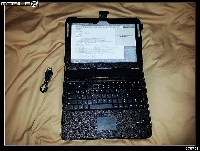 [ 開箱 ] (NOTE 10.1 用) 來分享一下新入手的"Modison"Bluetooth touchpad Keyboard case