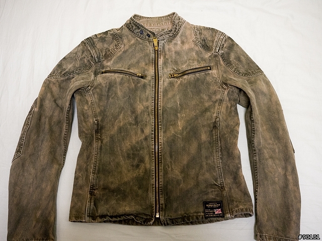 DENIM&SUPPLY 重磅刷舊騎士夾克(補實穿)