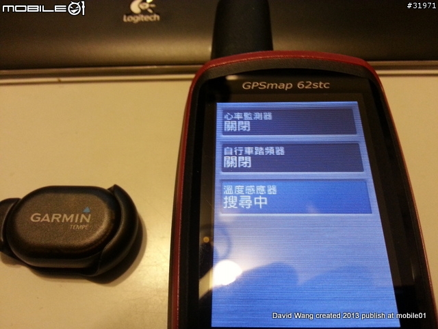 GPSmap 62stc 軟體 V2.1 更新 最主要增加對ANT 溫度感應器支援