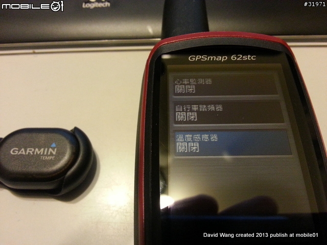 GPSmap 62stc 軟體 V2.1 更新 最主要增加對ANT 溫度感應器支援