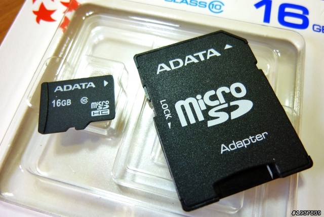 [開箱] 威剛 microSDHC class10 16G +測試