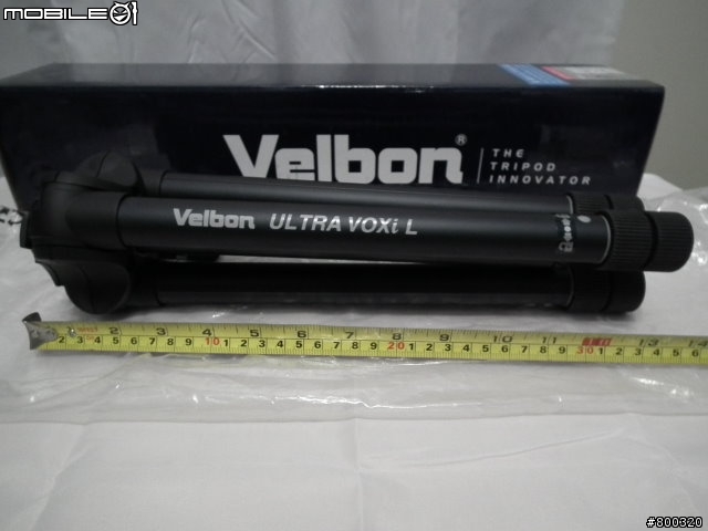 [開箱] 輕量化旅行伴侶 Velbon Ultra Voxi L 金鐘 五節 鎂鋁合金 腳架