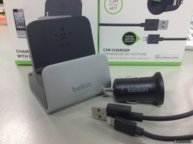 [開箱文] Belkin iPhone5 手機座 + Apple認證Lightning傳輸線