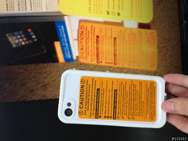 Lifeproof for iPhone5 真假開箱