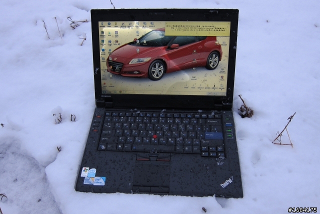 自製LENOVO SL410簡易防寒防雪測試