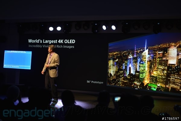 索尼傲視群雄發布全球首款OLED 4K電視 (和友達合作) BD將更新成4K