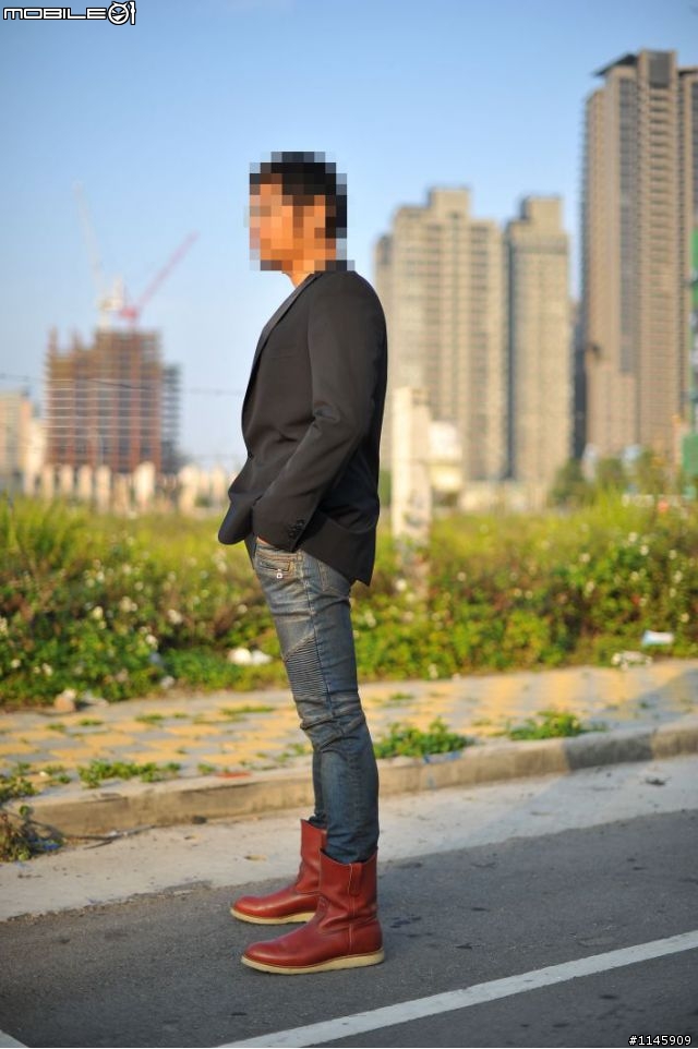 [產地直送]2013SS Balmain灰泥上膠褲Slim Biker Jeans