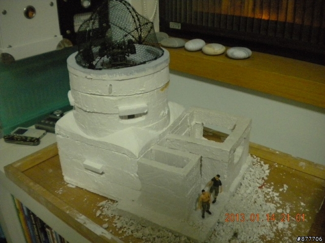 軍魂重現金門反空降堡之模型路20130812更新內裝....Orz