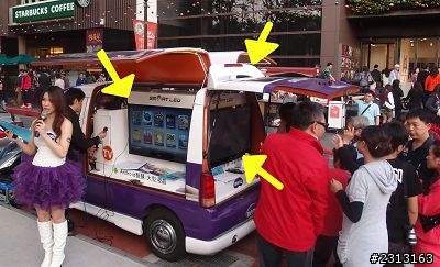 巧遇BENQ智慧電視~體驗車in台中勤美誠品綠園道