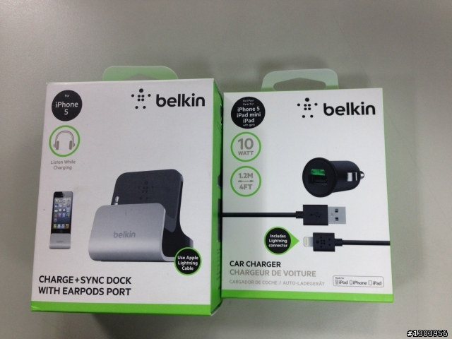 [開箱文] Belkin iPhone5 手機座 + Apple認證Lightning傳輸線