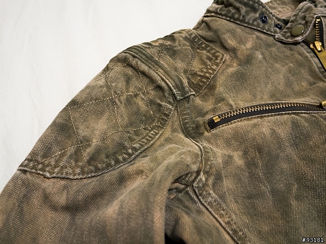 DENIM&SUPPLY 重磅刷舊騎士夾克(補實穿)