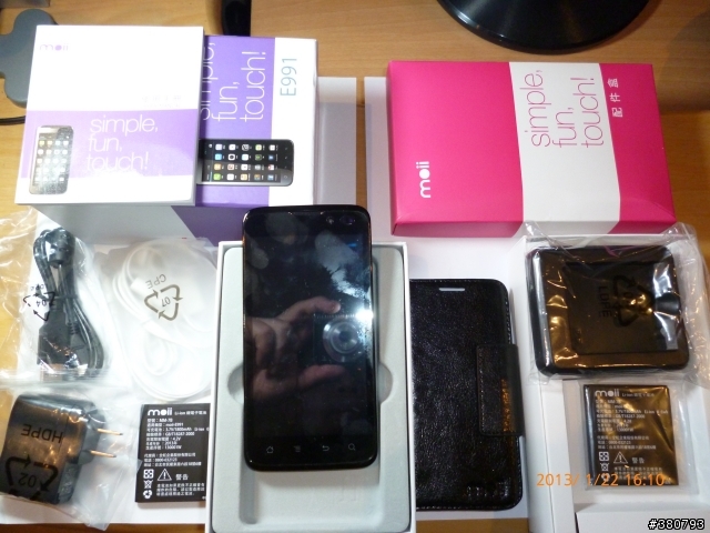 moii e991簡單開箱(新增檢測內容+問題回報+已ROOT)
