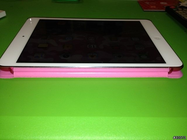 iPAD Mini 便宜的Smart Cover加粉嫩後殼簡易開箱(新增重量量測)