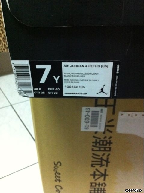 AJ4 北卡藍 GS 開箱