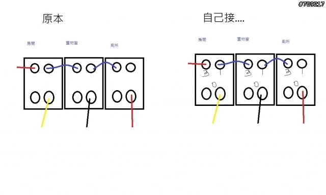 [緊急]請教電燈開關線路接法