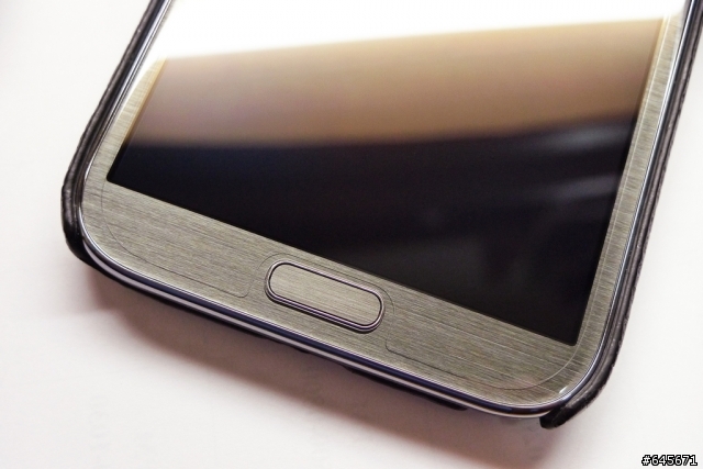 【開盒】純牛皮手機背蓋 for Note2