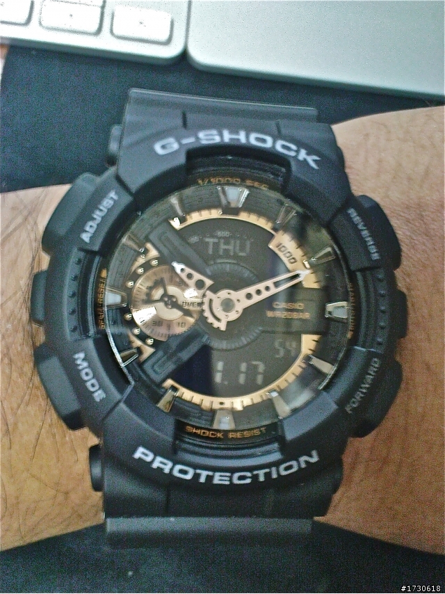 〔開箱〕My little brother's birthday gift. G-SHOCK GA-110RG-1A 限量玫瑰金
