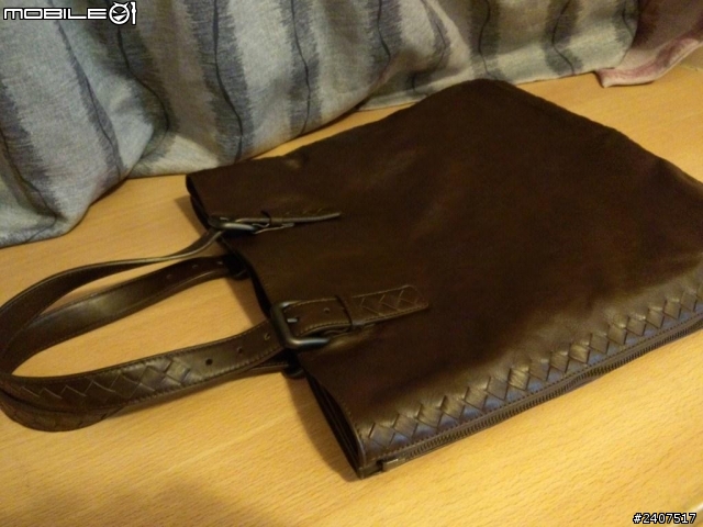 [開箱] Bottega Veneta（BV） 深啡色男Tote Bag