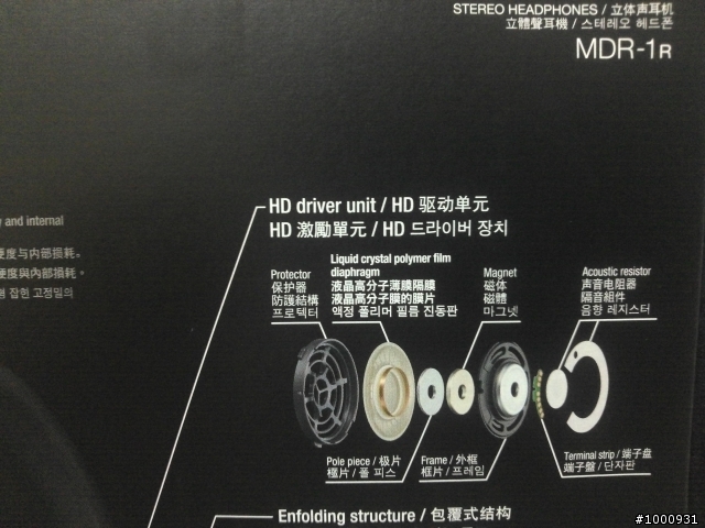 今年的工作獎金─SONY MDR-1R(銀)