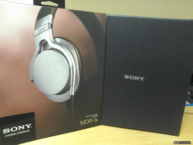 今年的工作獎金─SONY MDR-1R(銀)