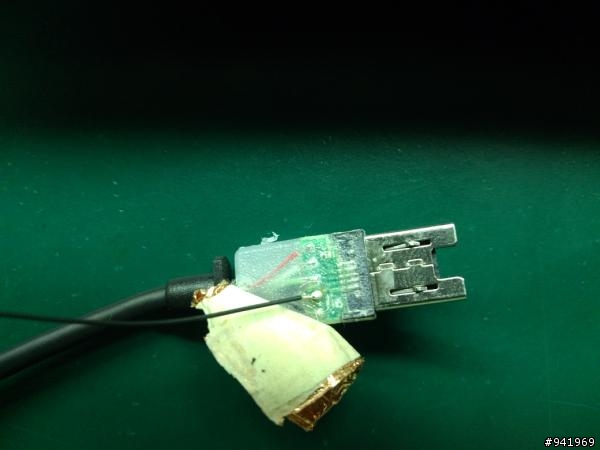 OTG 線 DIY 成功 ( Padfone2 )