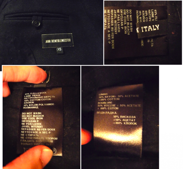 [分享] Ann Demeulemeester 毛呢大衣