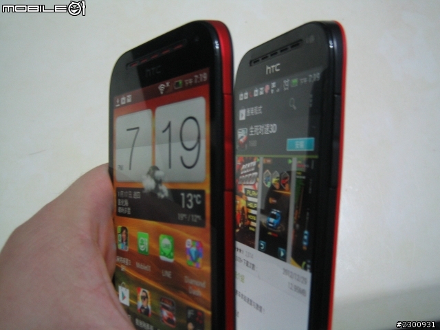 HTC ONE SV紅黑雙機背蓋互換(附圖)