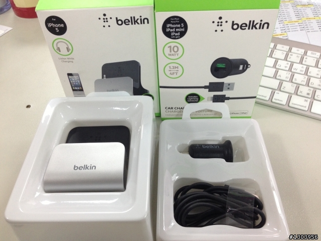 [開箱文] Belkin iPhone5 手機座 + Apple認證Lightning傳輸線