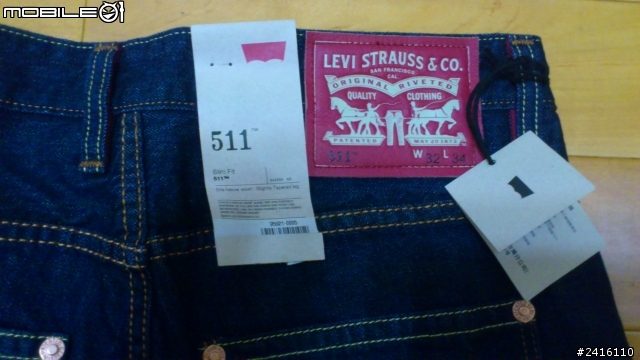 [開箱]Levi's 511 不專業拍攝