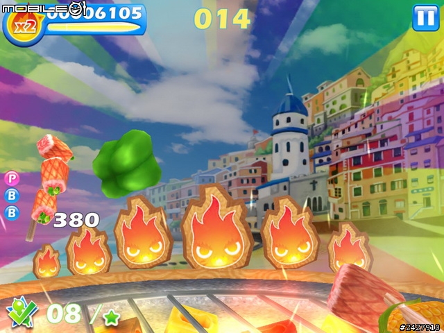 [iOS][遊戲評測][串串喵] 放下屠刀，换上叉串，不切西瓜愛串燒的超可愛「串串喵」