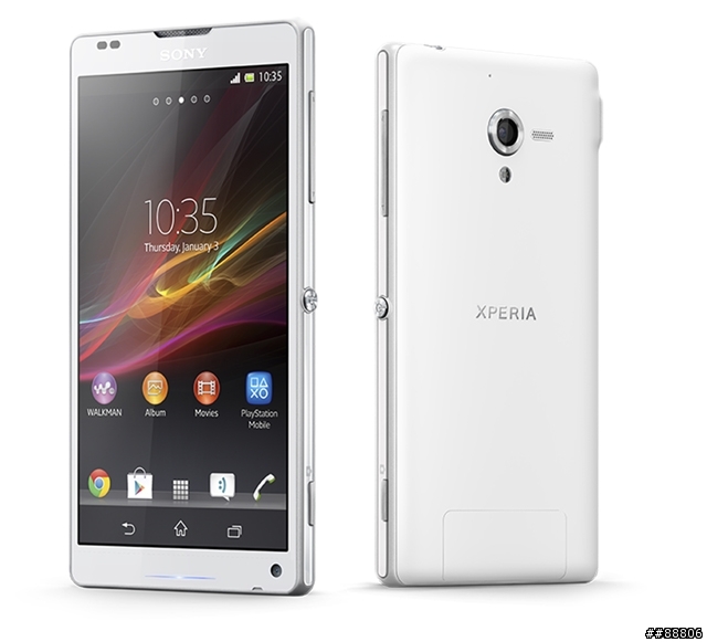 SONY ZL的背面設計跟ASUS PadFone2有一點像