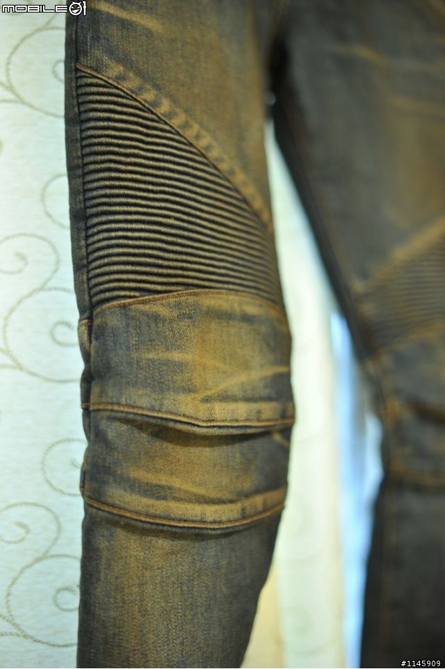 [產地直送]2013SS Balmain灰泥上膠褲Slim Biker Jeans