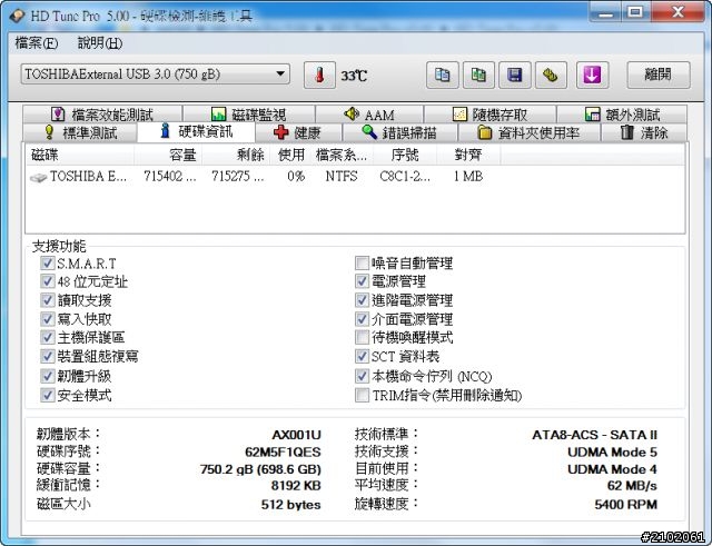 分享可以殺雞取卵-3年保的Toshiba 黑靚潮 750GB USB3.0 2.5吋行動硬碟