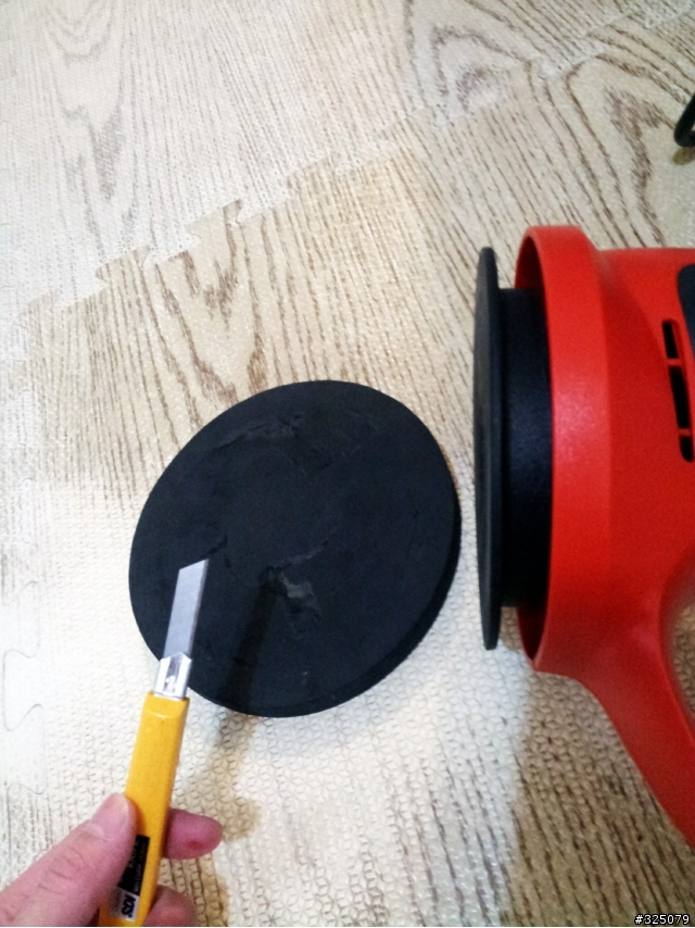 -簡易改裝分享-  我也有可換棉盤的DA打蠟機! 百工KP600 up to KP600 Pro