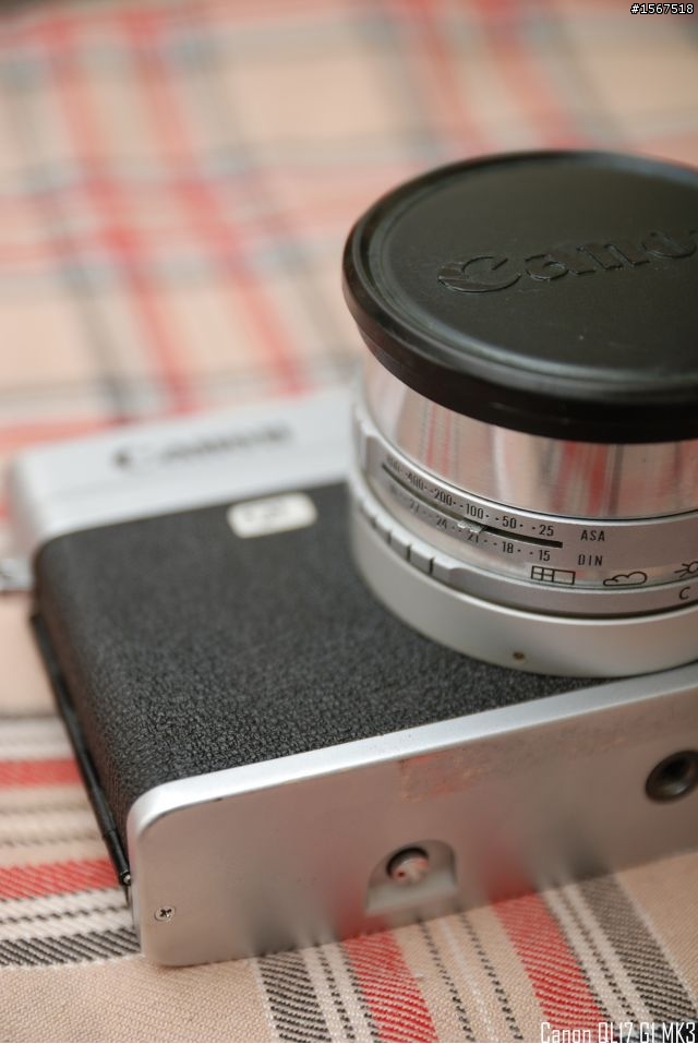 昨晚在和室下找到的老東西 Canon QL17