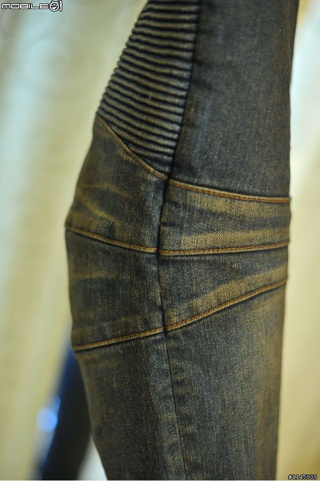 [產地直送]2013SS Balmain灰泥上膠褲Slim Biker Jeans