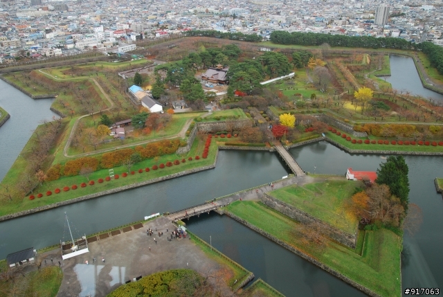 [冬の北海道自助行]-(函館)五稜郭-大沼小沼國定公園