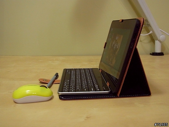 DELL  Latitude 10便宜又好用之 超合身皮套與藍牙鍵盤